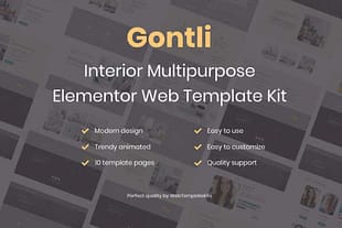 Gontli - Interior Multipurpose Template