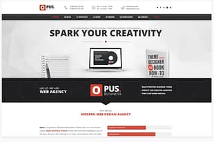 Opus - Business Website PSD