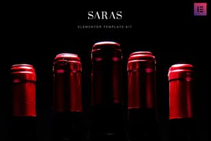 Saras - Wine Template Kit