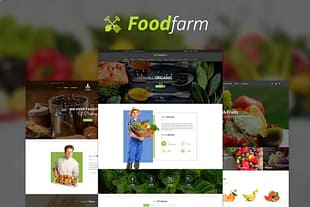FoodFarm - Multipurpose PSD Template