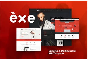 Exe - Multipurpose PSD Template