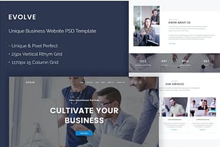 Evolve - Unique Business Website