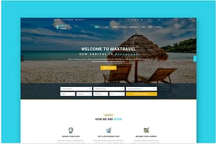 Travels PSD Template