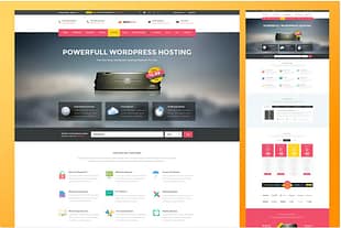 Web Hosting PSD Template