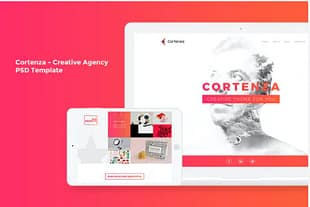 Cortenza - Creative Agency PSD Template