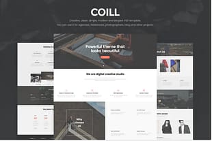 Coill - Creative Agency PSD Template