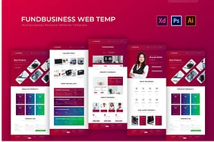 Fundbusiness - PSD Web Template