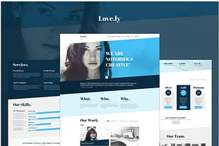 Lovely - PSD Template