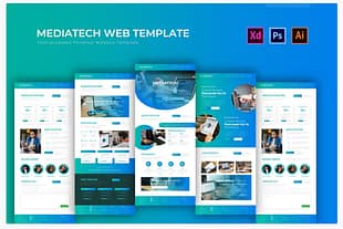 Mediatech - PSD Web Template