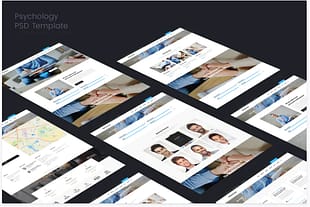 Psychology & psychiatrist PSD Template