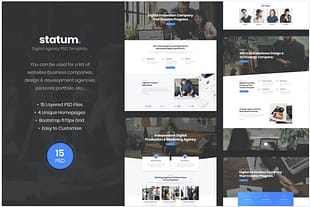Statum - Digital Agency PSD Template