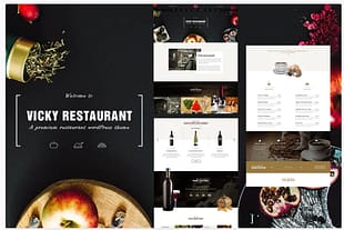 Vicky - Restaurant PSD Template
