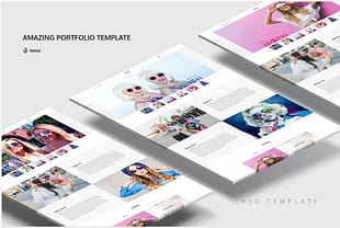 Amazing Portfolio PSD Template