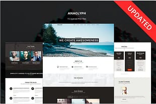 Anaglyph - PSD Template