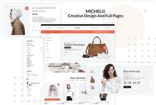 Michelie - Ecommerce PSD Template