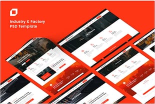 Industry factory psd template