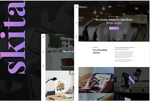 Skita - Clean & Modern Agency PSD Template