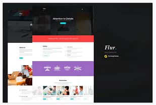 Flur - Creative PSD Template