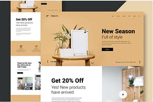 Home & Furniture - PSD Website