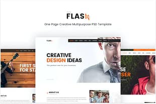 Flash - Creative Multipurpose PSD Template