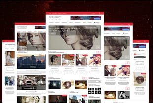 Newsright - News & Magazine Website PSD