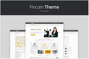 Fincom - Business PSD Template