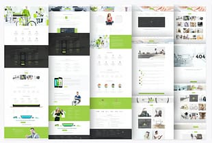 Clean Web Template - PSD