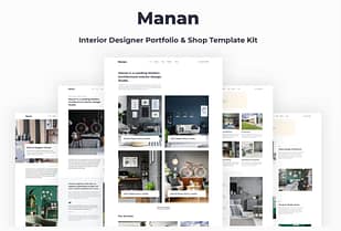 Manan - Interior Designer Elementor