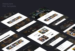 Restaurant PSD Template