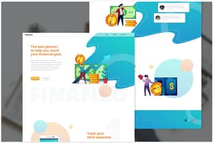 FINANCO - Website XD Template