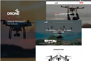 Drone : Single Product PSD Template