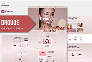 Drouge - Cosmetic Elementor Template Kit