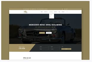 Old Timers PSD Template