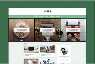 Sorra - Personal Blog PSD Template
