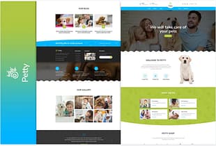 Pet Shop - PSD Template