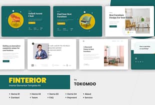 Finterior | Interior Elementor Template