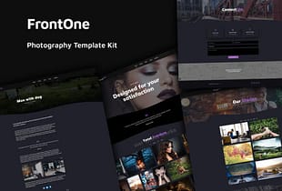 FrontOne - Creative Photography Template