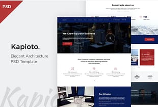 Kapioto - Corporate OnePage PSD