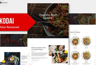 Kodai - Asian Restaurant Elementor