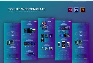 Solute - PSD Web Template