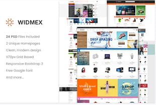 WidMex - Multipurpose eCommerce PSD
