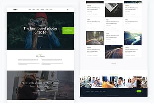 Corio - Blog PSD Template