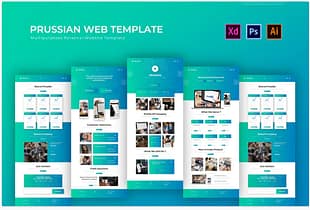 Prussian - PSD Web Template