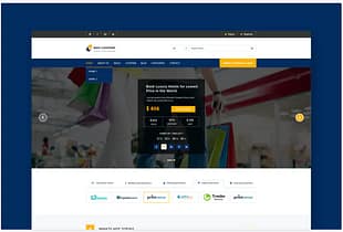 Coupons & Deals Website PSD Template
