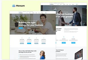 Morsum - Agency PSD Template
