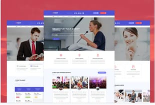 Fivent - Conference & Event PSD Template