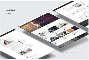 Magazine PSD Template