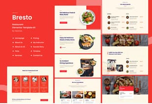 Bresto | Restaurant Elementor Template