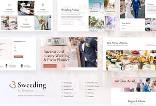 Sweeding - Wedding Elementor Template