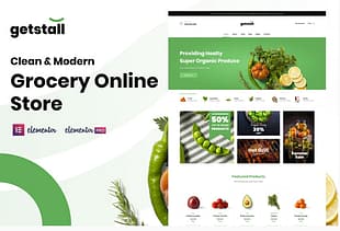 Getstall - Grocery Store Elementor Template Kit